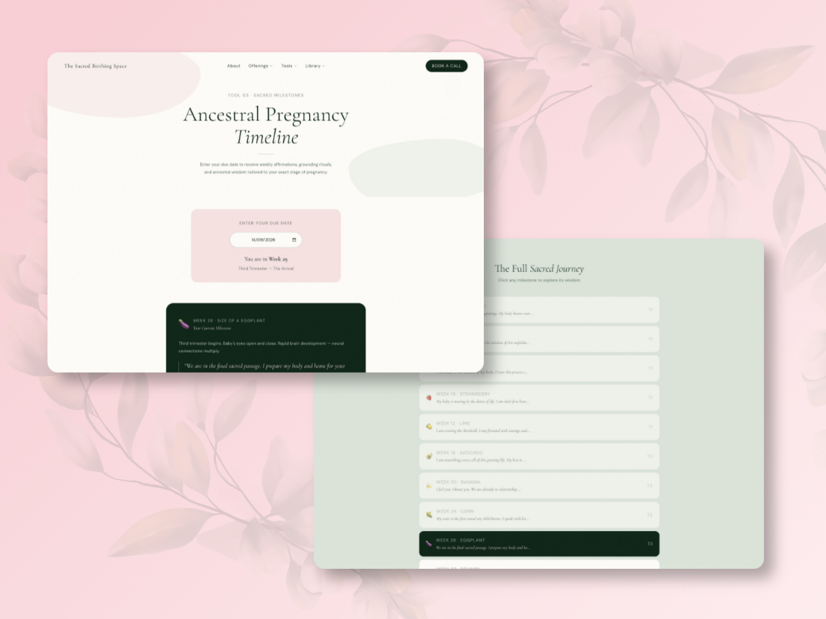 The Ancestral Pregnancy Timeline