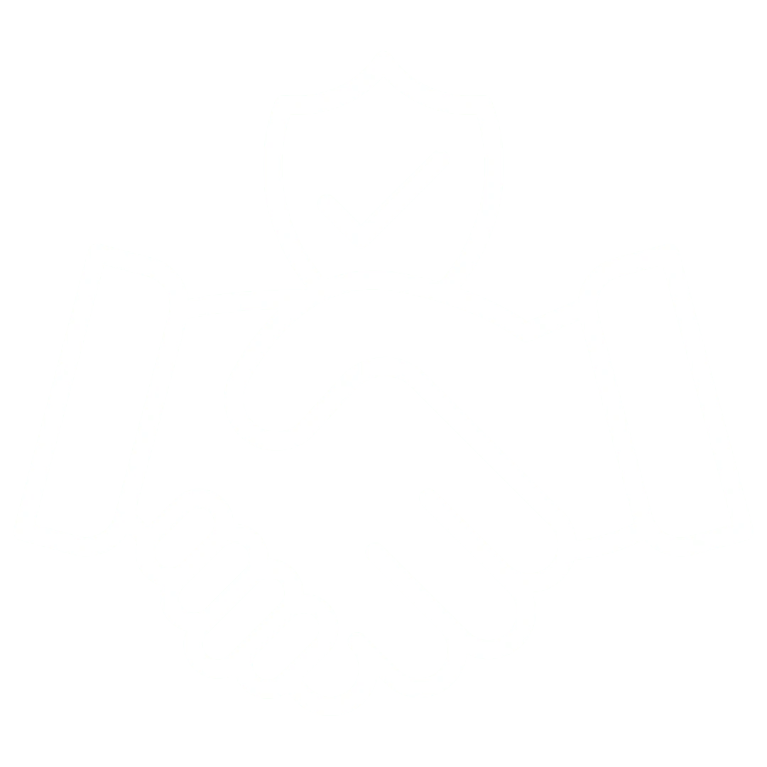 Handshake icon symbolizing 903 Spray Foam’s commitment to honesty and transparent service in Sumner, TX