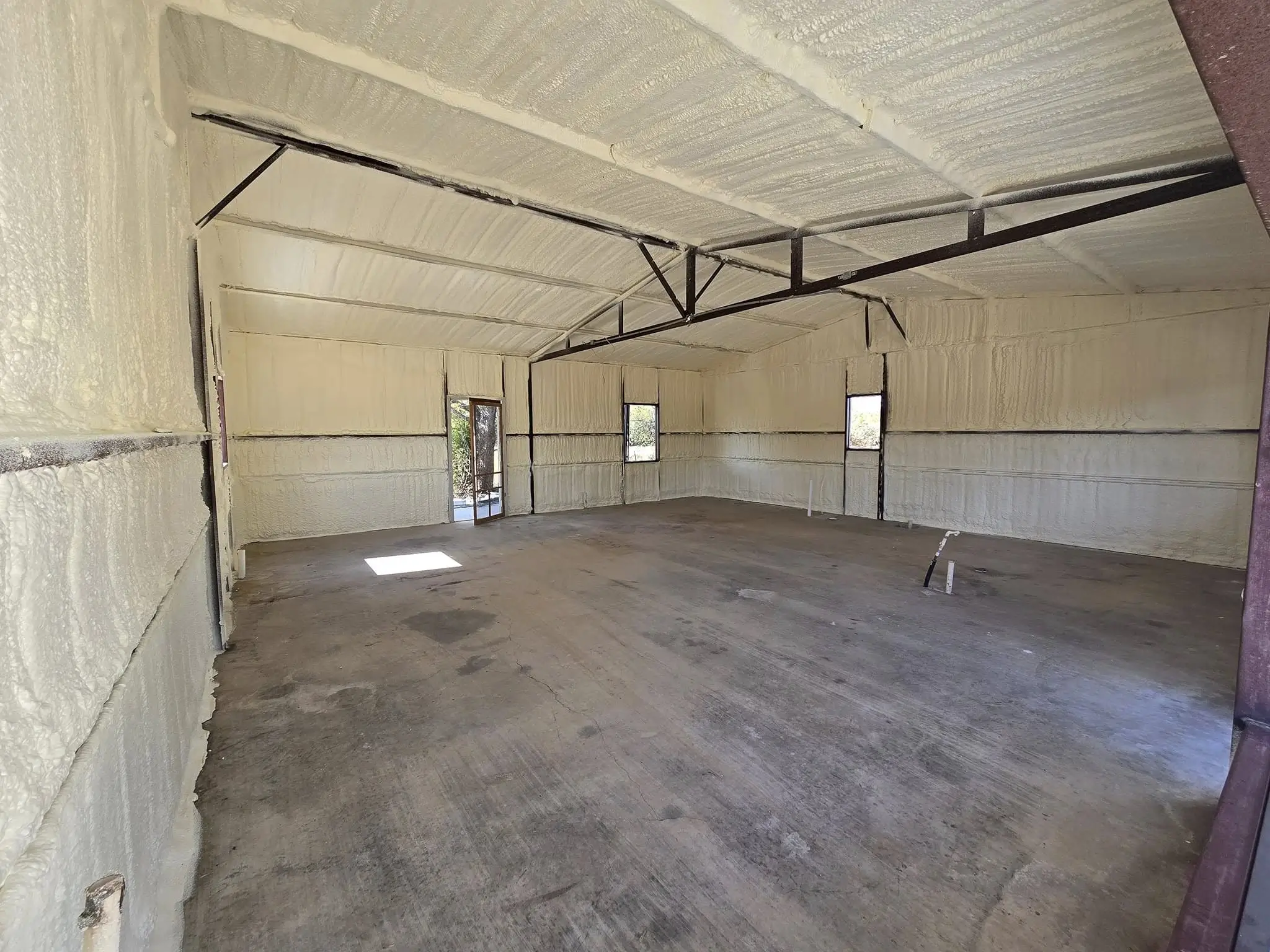 Interior of building insulated with spray foam by 903 Spray Foam to improve comfort and efficiency across Texas homes