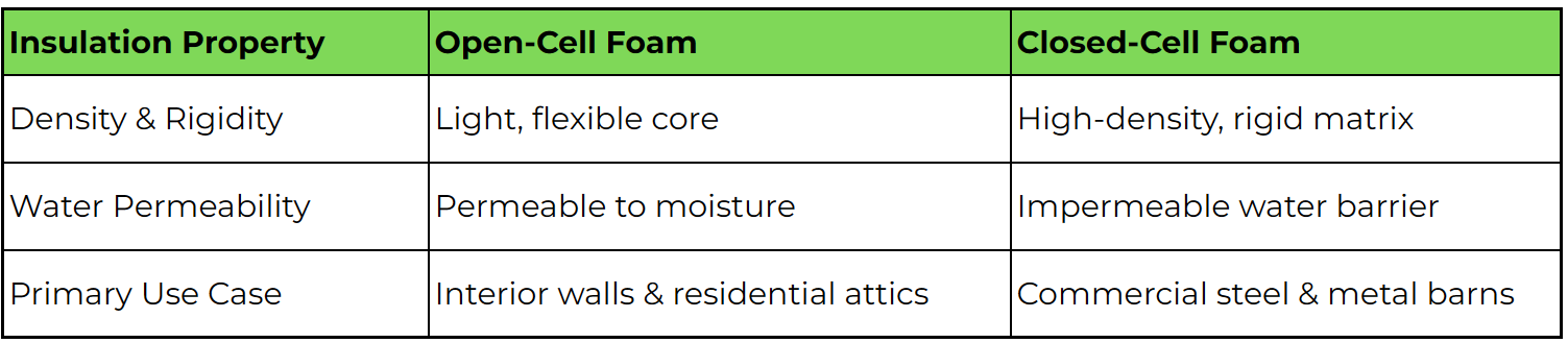 Why Closed-Cell Foam Insulation Beats Traditional Systems for Metal Warehouses