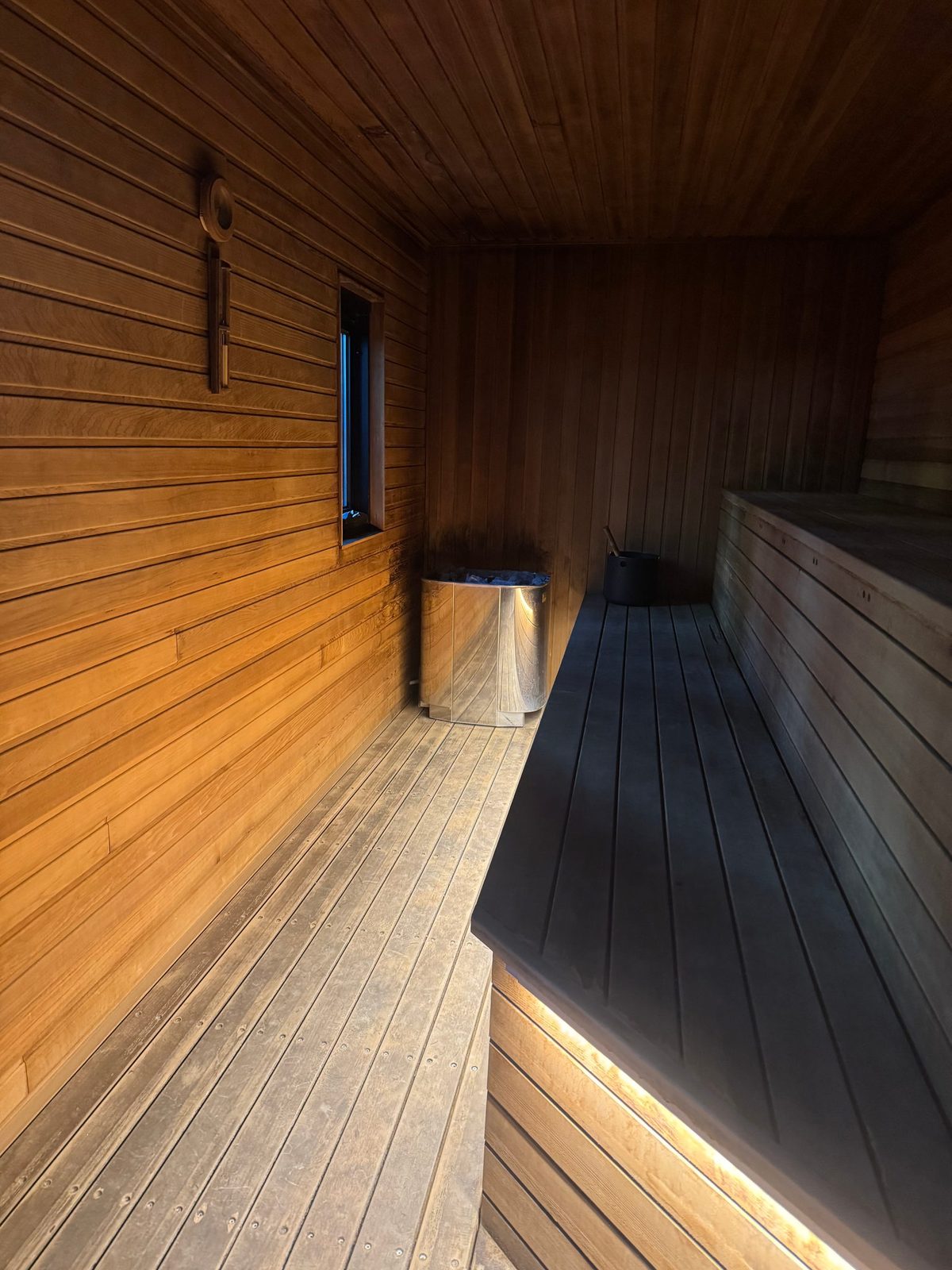 Hand-built Finnish sauna