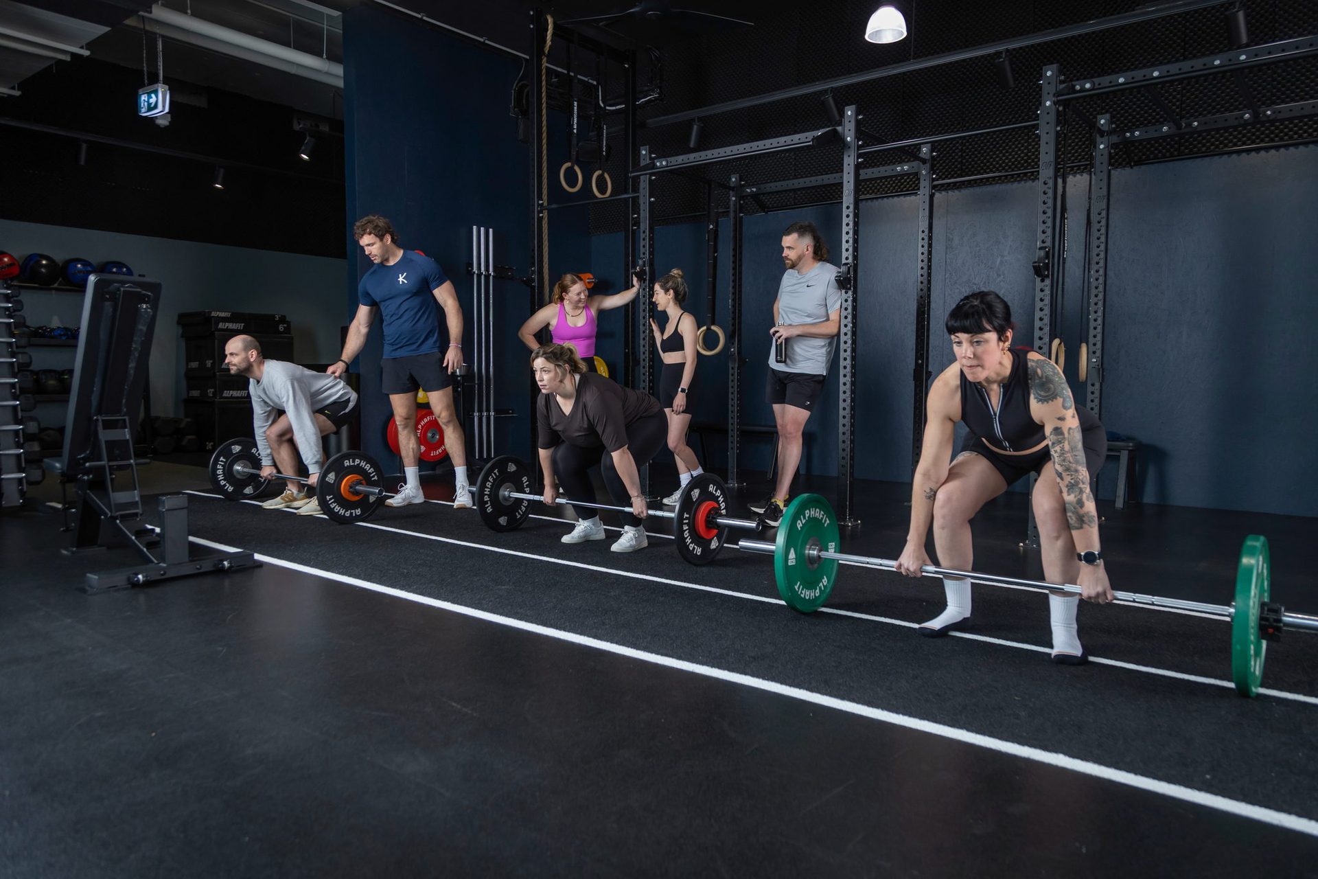 Small group training class at KGS