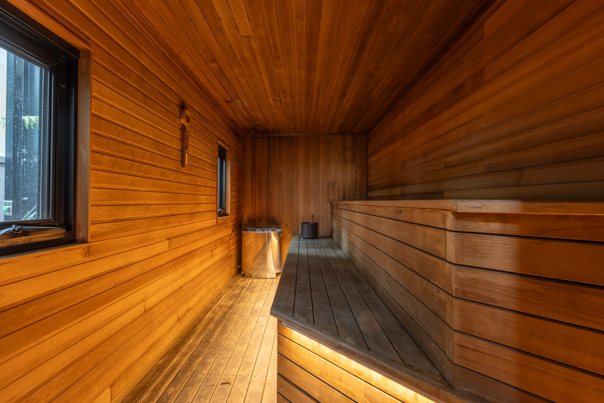 Hand-built Finnish sauna
