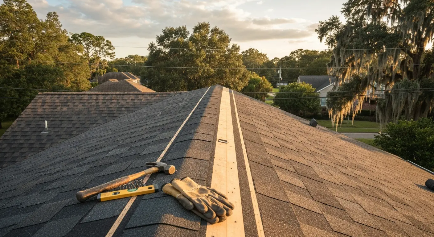 Weather-resilient roof installation