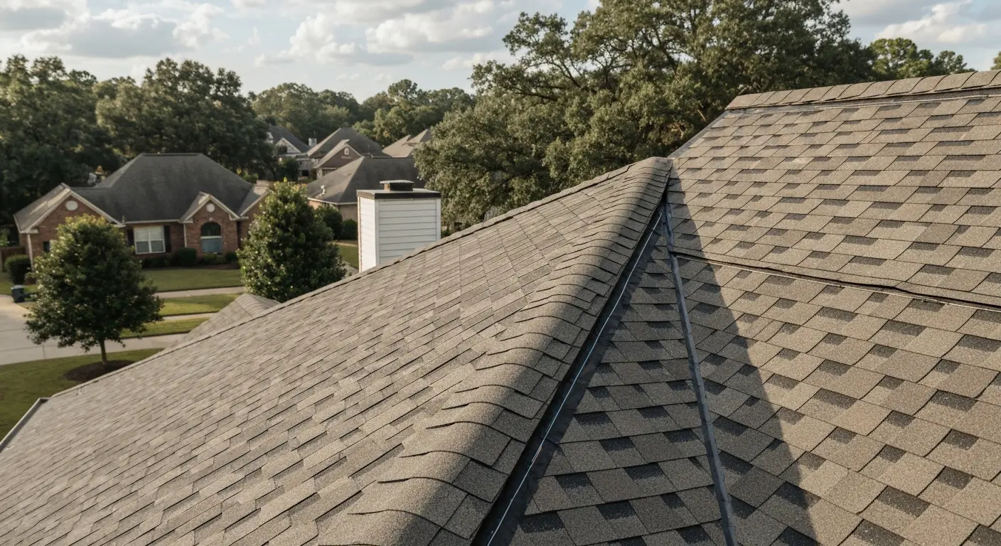 Asphalt shingle roof installation