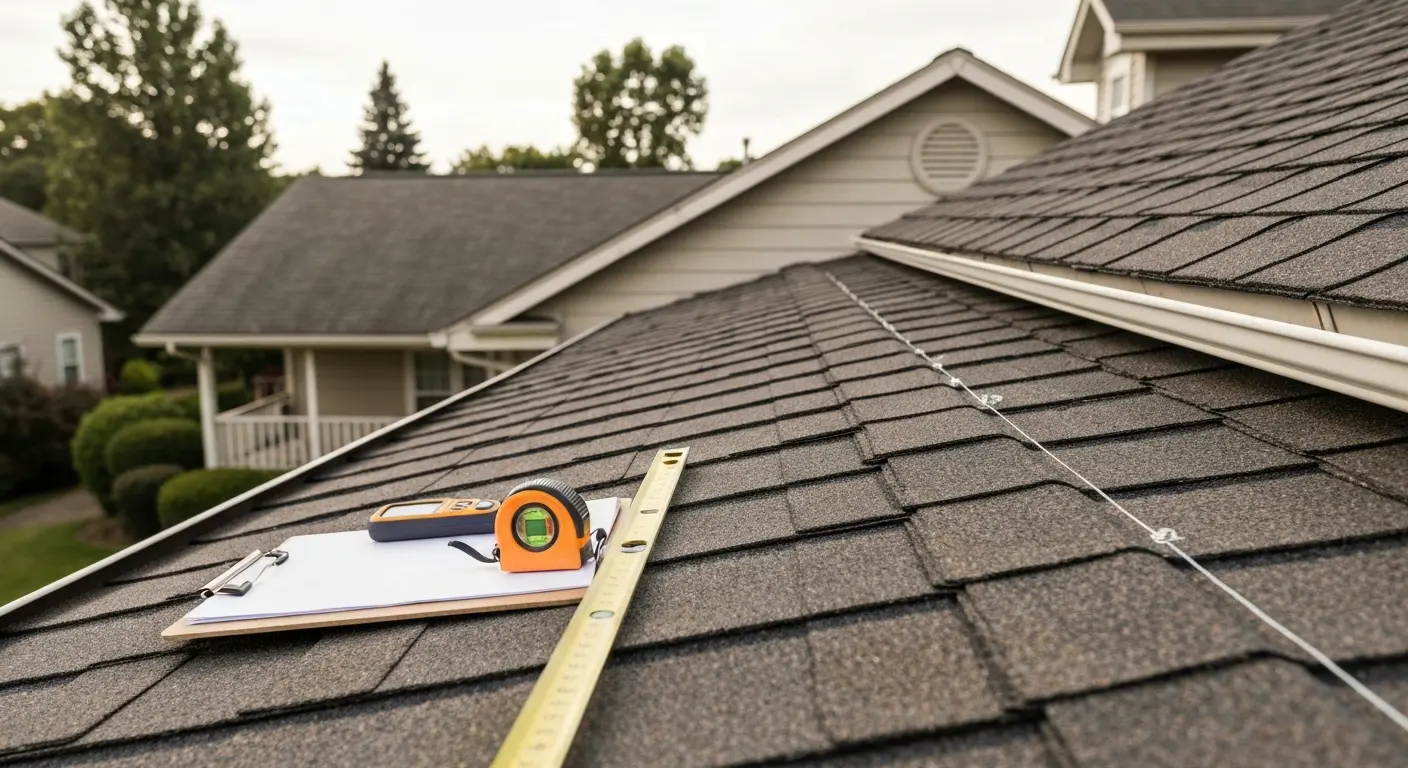 Professional roof inspection