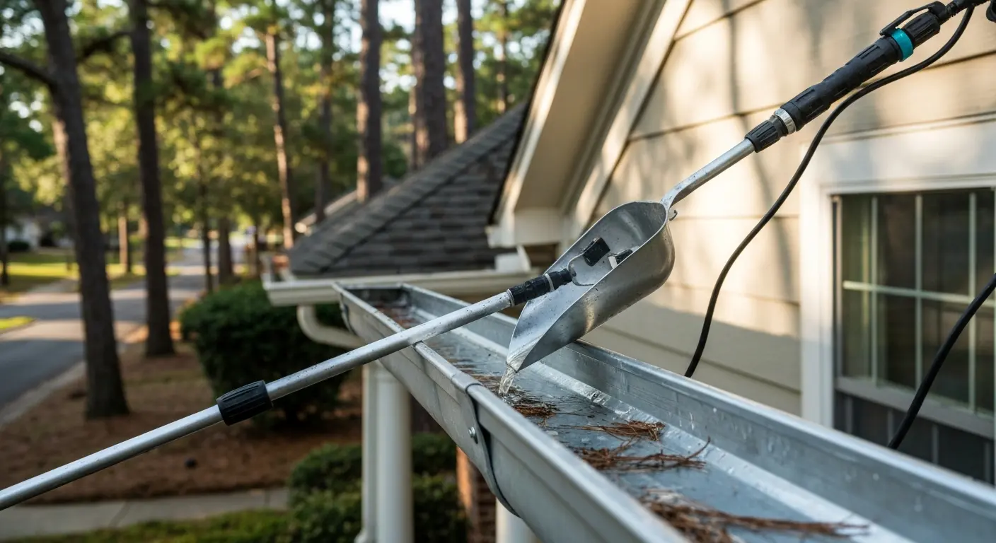 Gutter cleaning service near Lake Murray