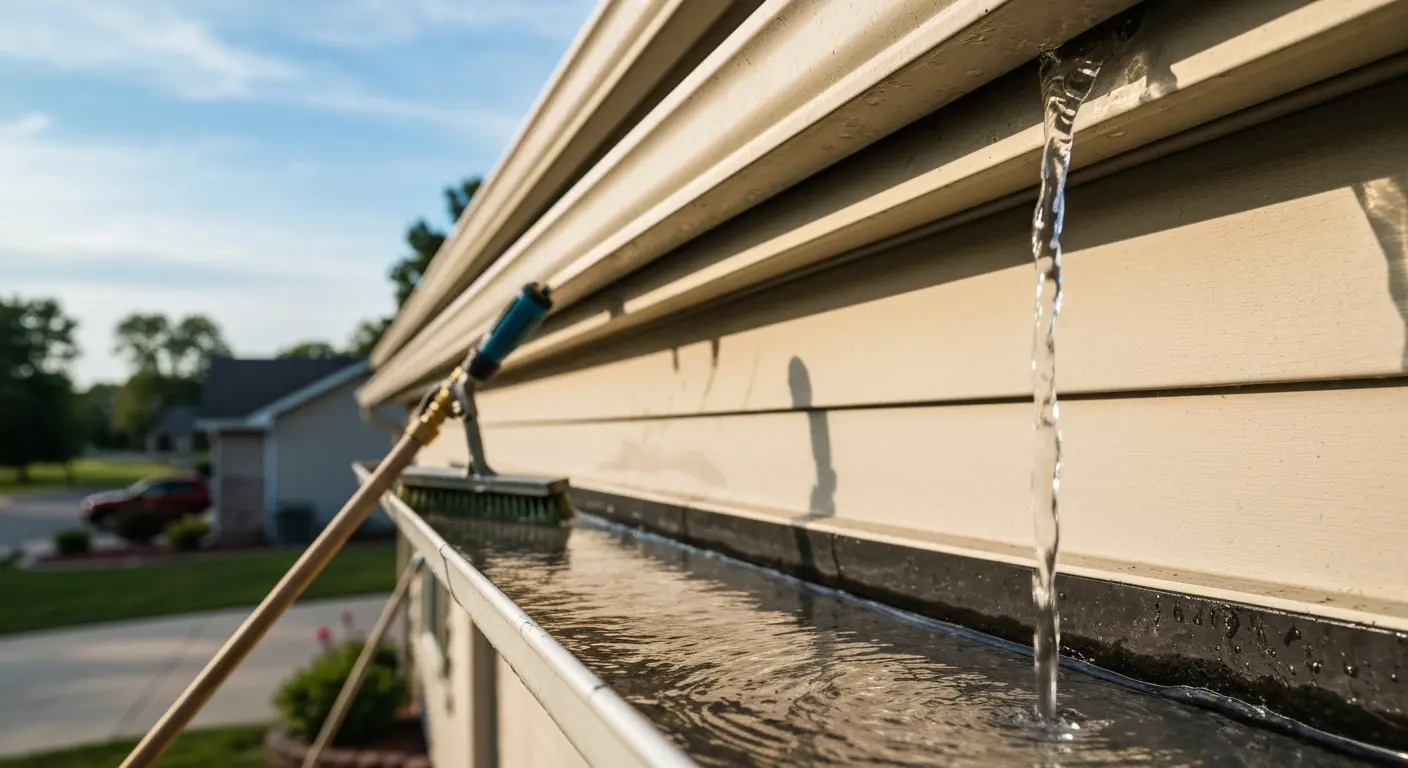 Gutter cleaning service