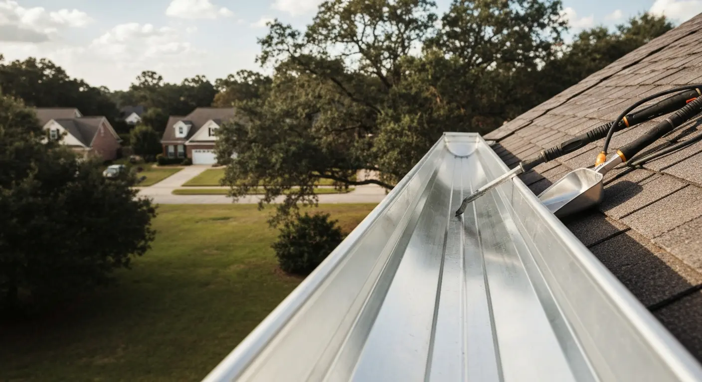 Gutter cleaning in Blythewood