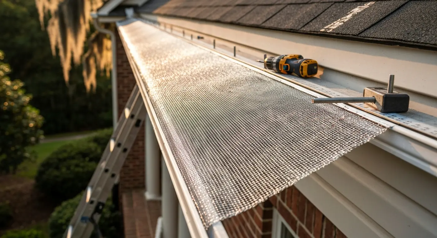 Gutter guard installation