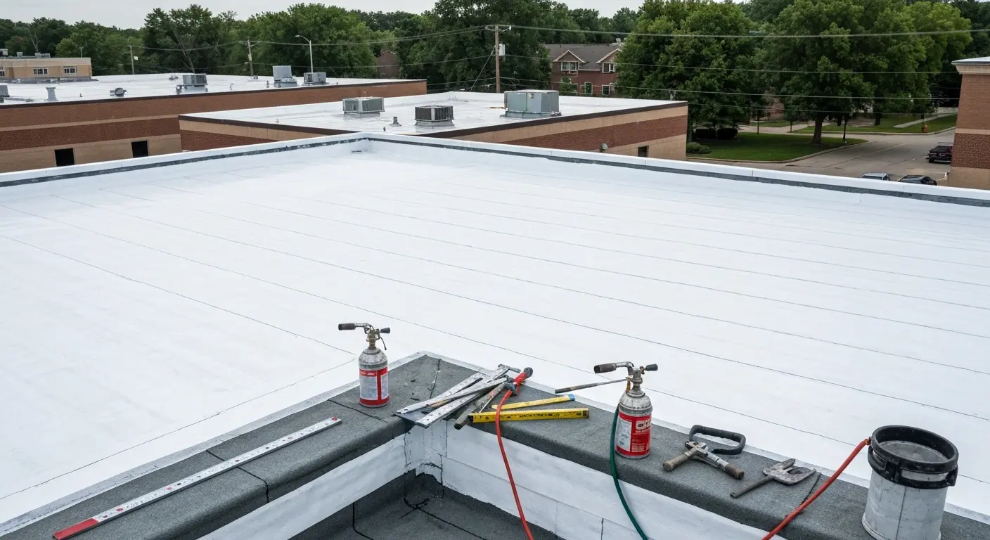 Commercial roof maintenance
