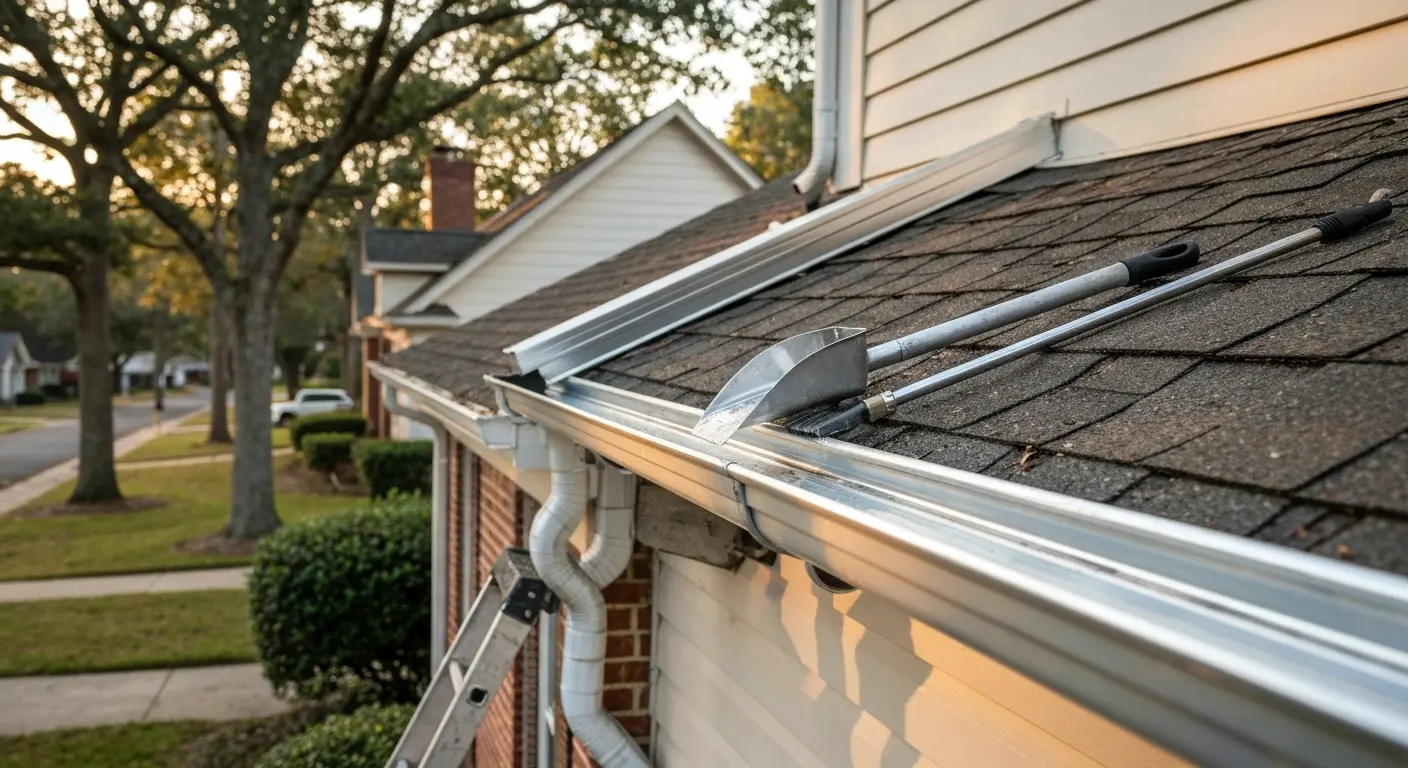 Gutter repair and maintenance
