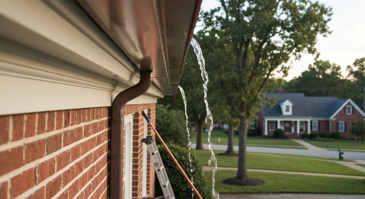 Gutter cleaning and installation