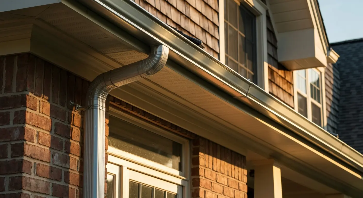 Seamless gutter installation