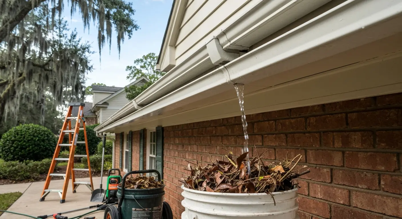 Gutter cleaning