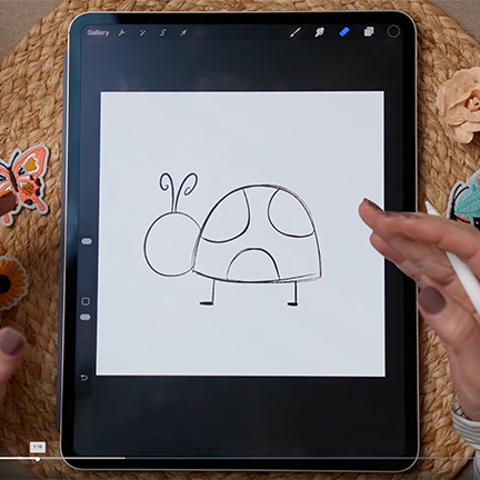 Step 1: Begin with a guided sketcher
