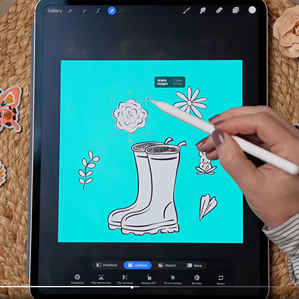 Step 2: Layer in textures with custom brushes