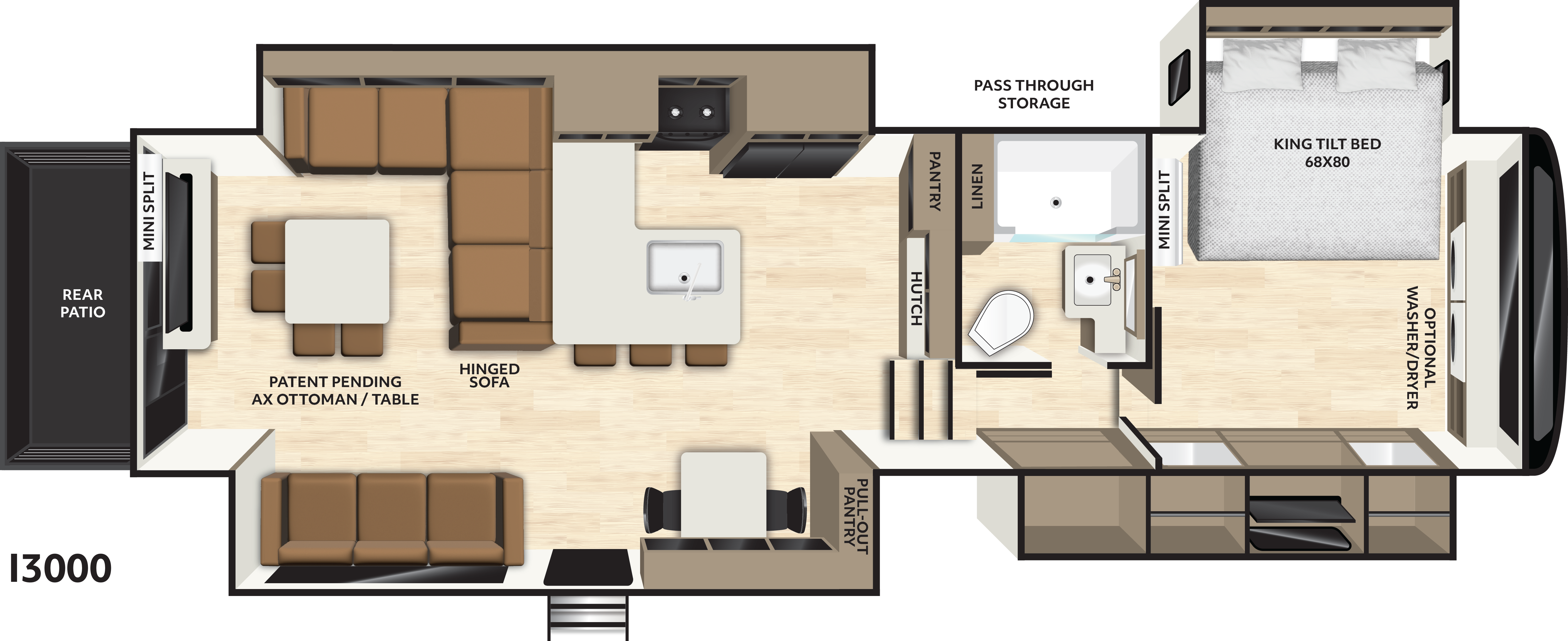 2027 Axiom Imperium I3000 floor plan diagram