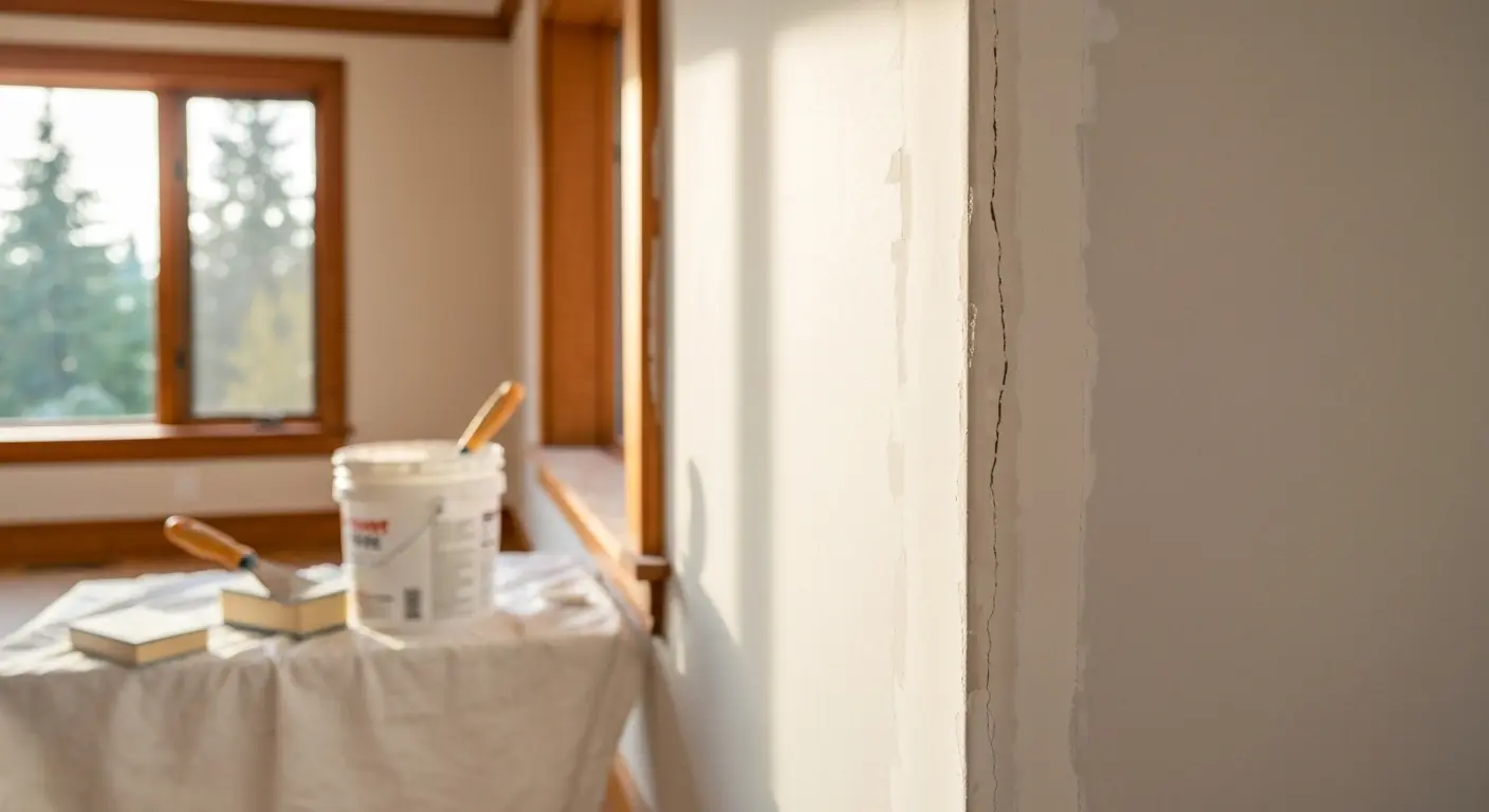 Drywall crack repair