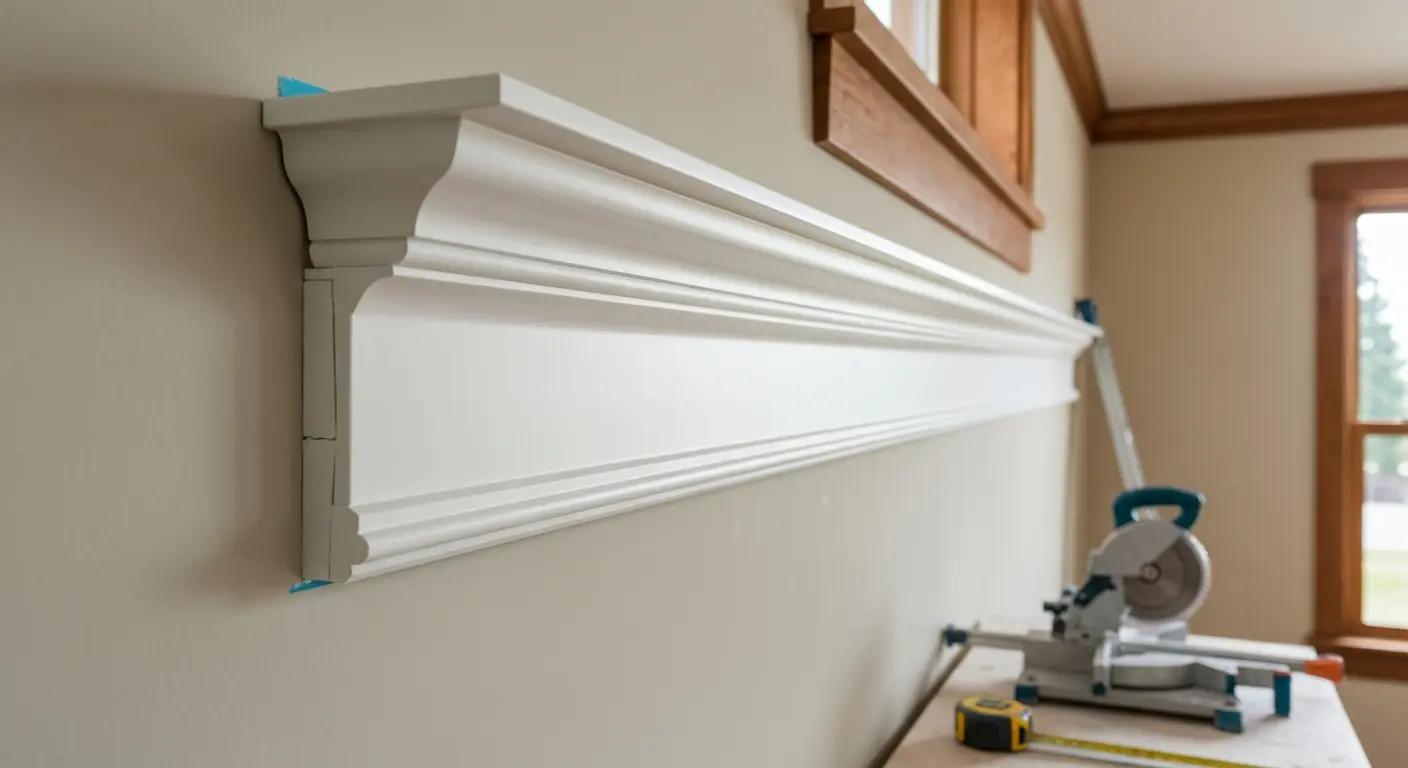 Crown molding installation
