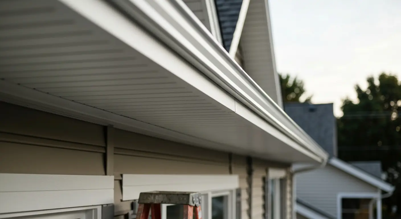 Fascia and soffit detail