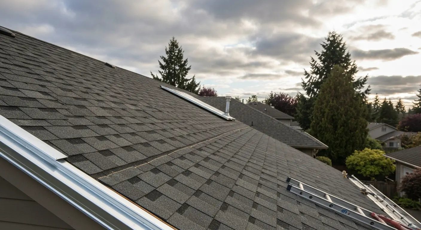 Residential roof installation