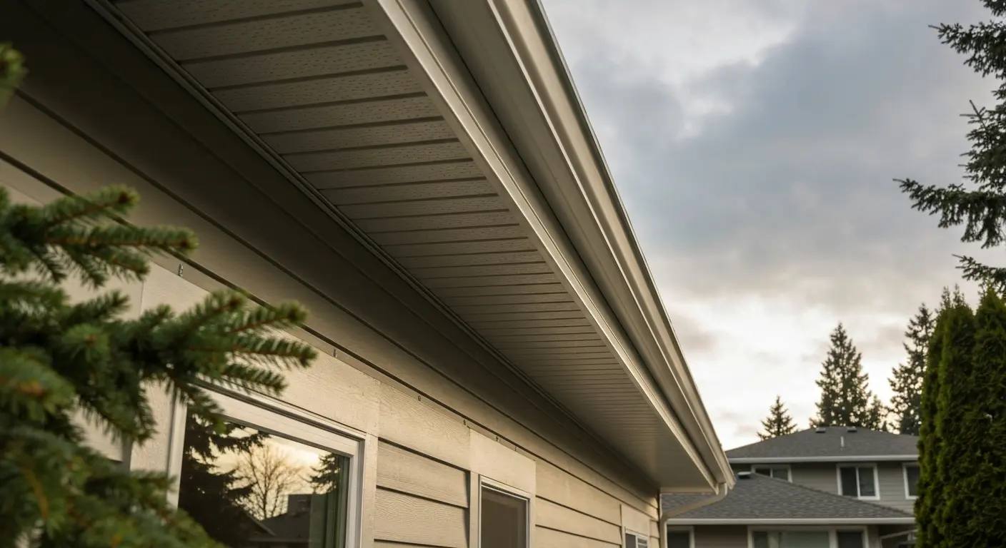 Soffit and fascia on Kirkland home