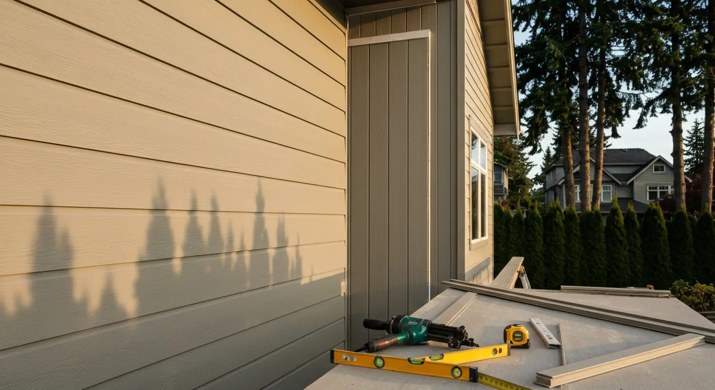 Siding installation