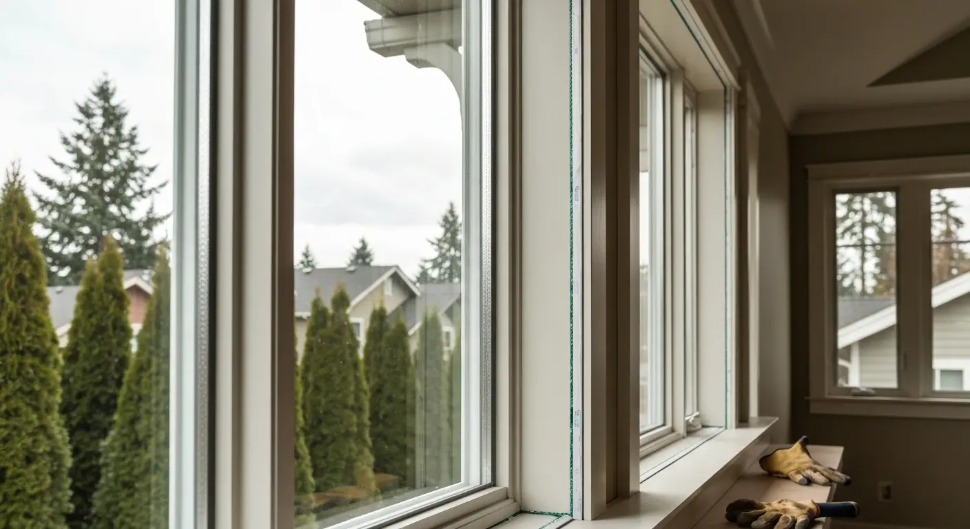 Energy-efficient window installation