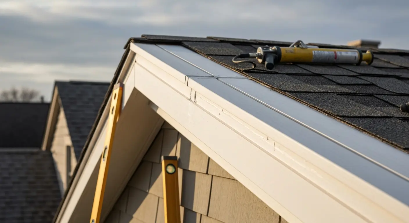 Gable and rake trim detail