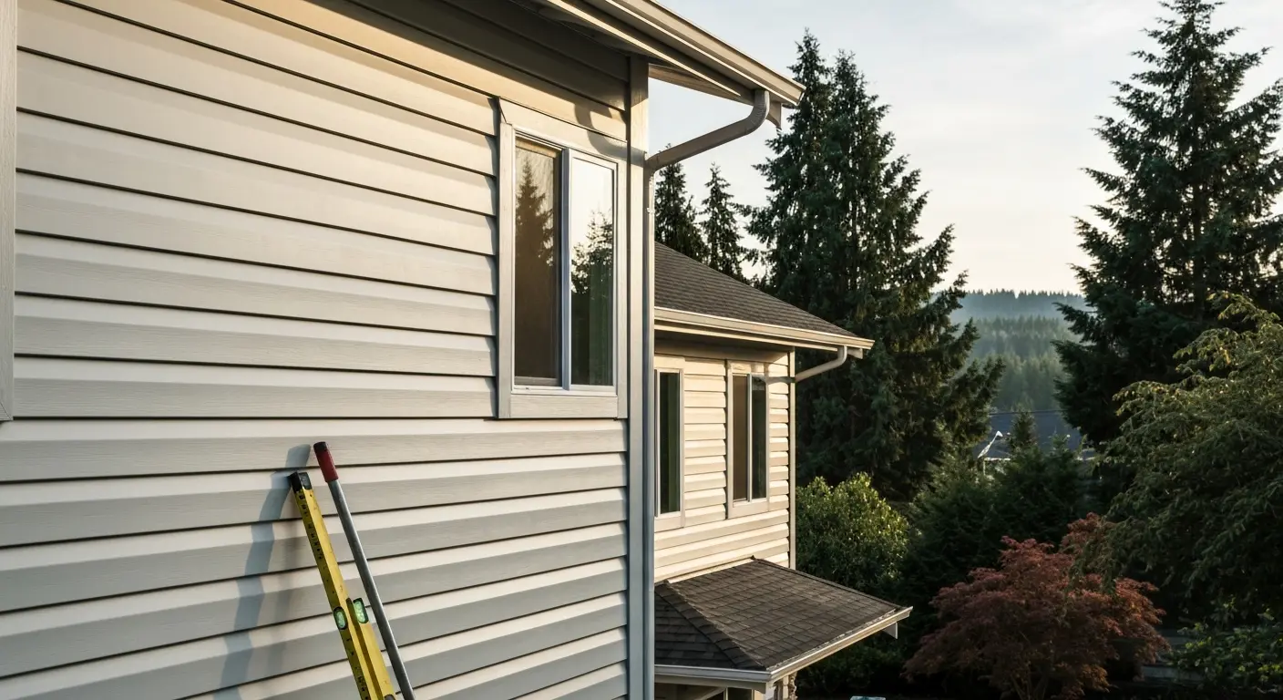 Vinyl siding replacement project