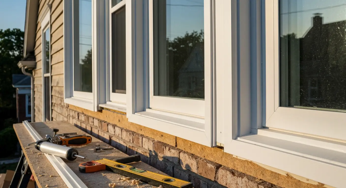 Window trim installation