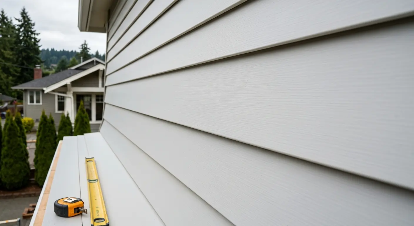 Vinyl siding installation