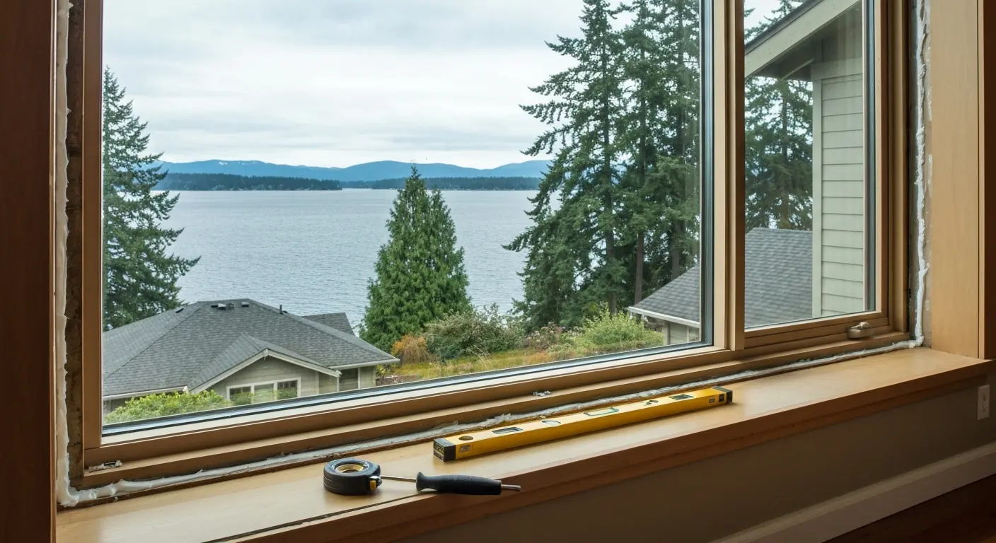 Custom window installation