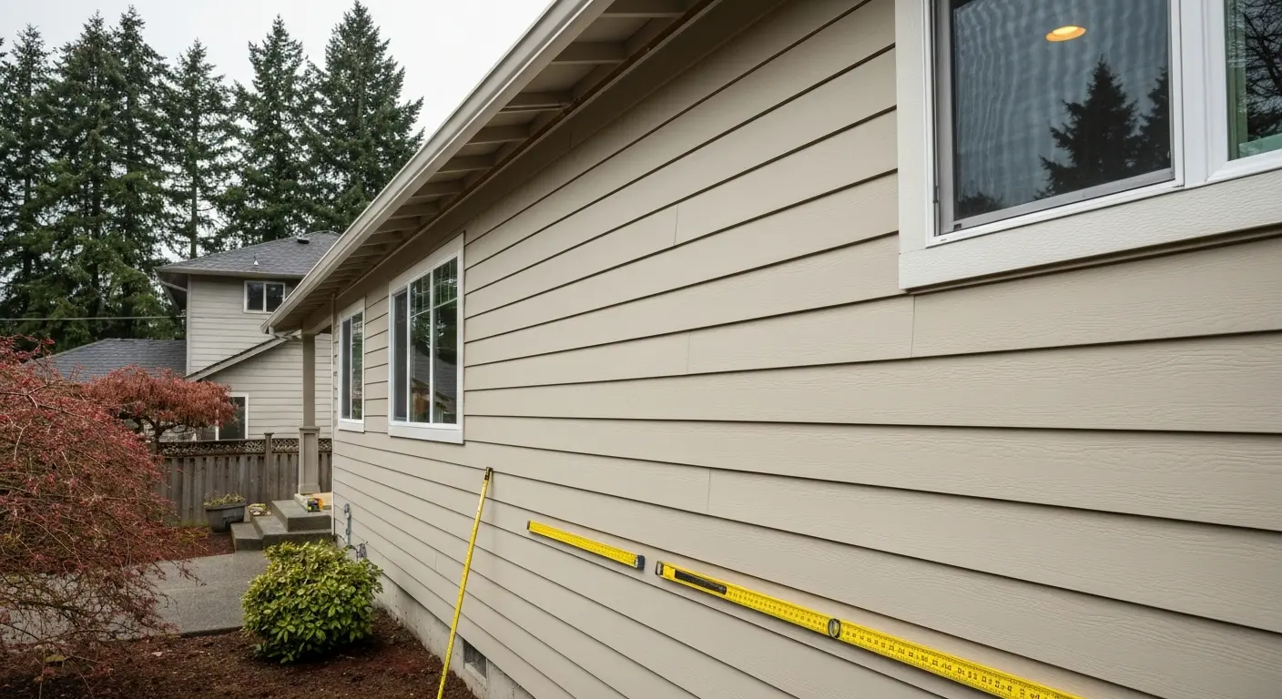 Fiber cement siding installation