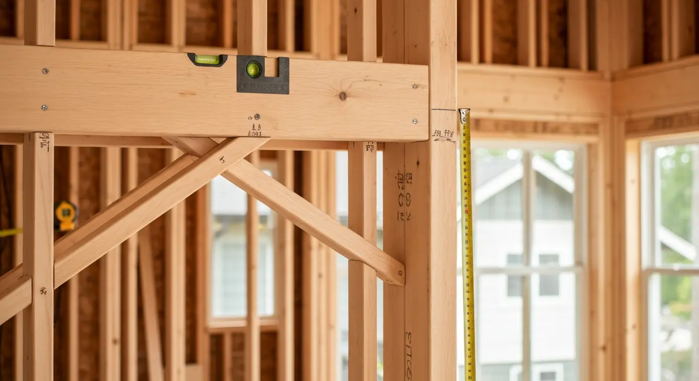 Interior wall framing