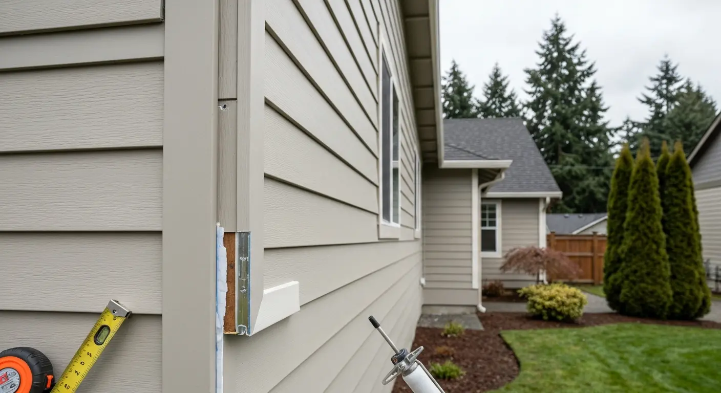 Siding replacement project