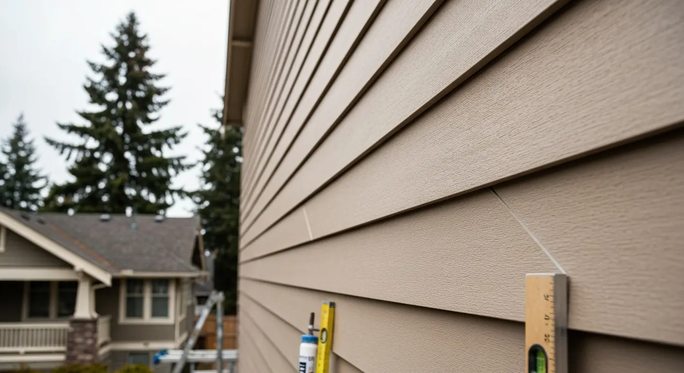 Fiber cement siding installation