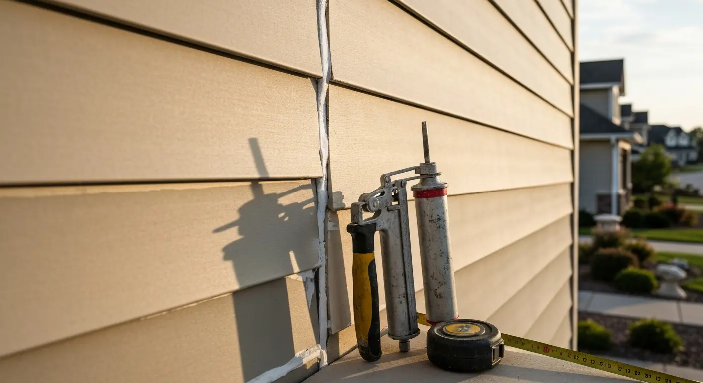 Siding repair work