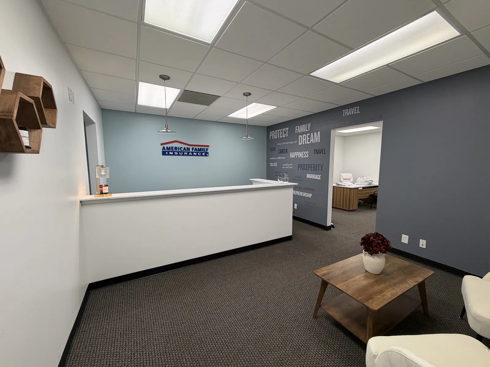 Interior of the Overland Park office of Salazar Torres & Associates