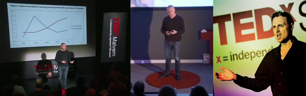 Damian Mark Smyth speaking at TEDxMalvern