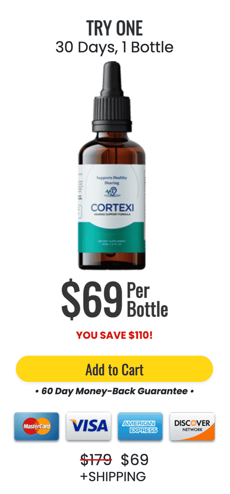 Cortexi 1 Bottle $69
