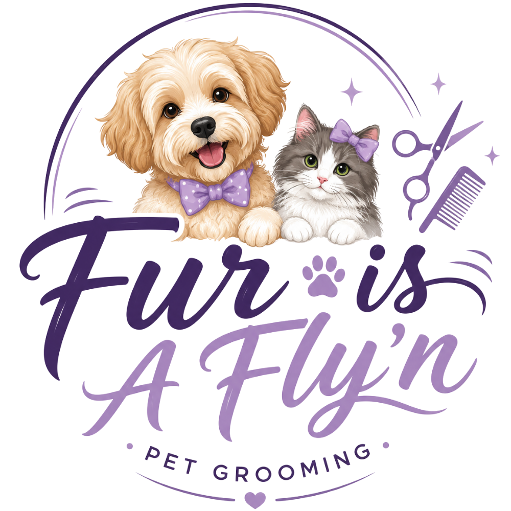 The Fur is A Fly'n Logo