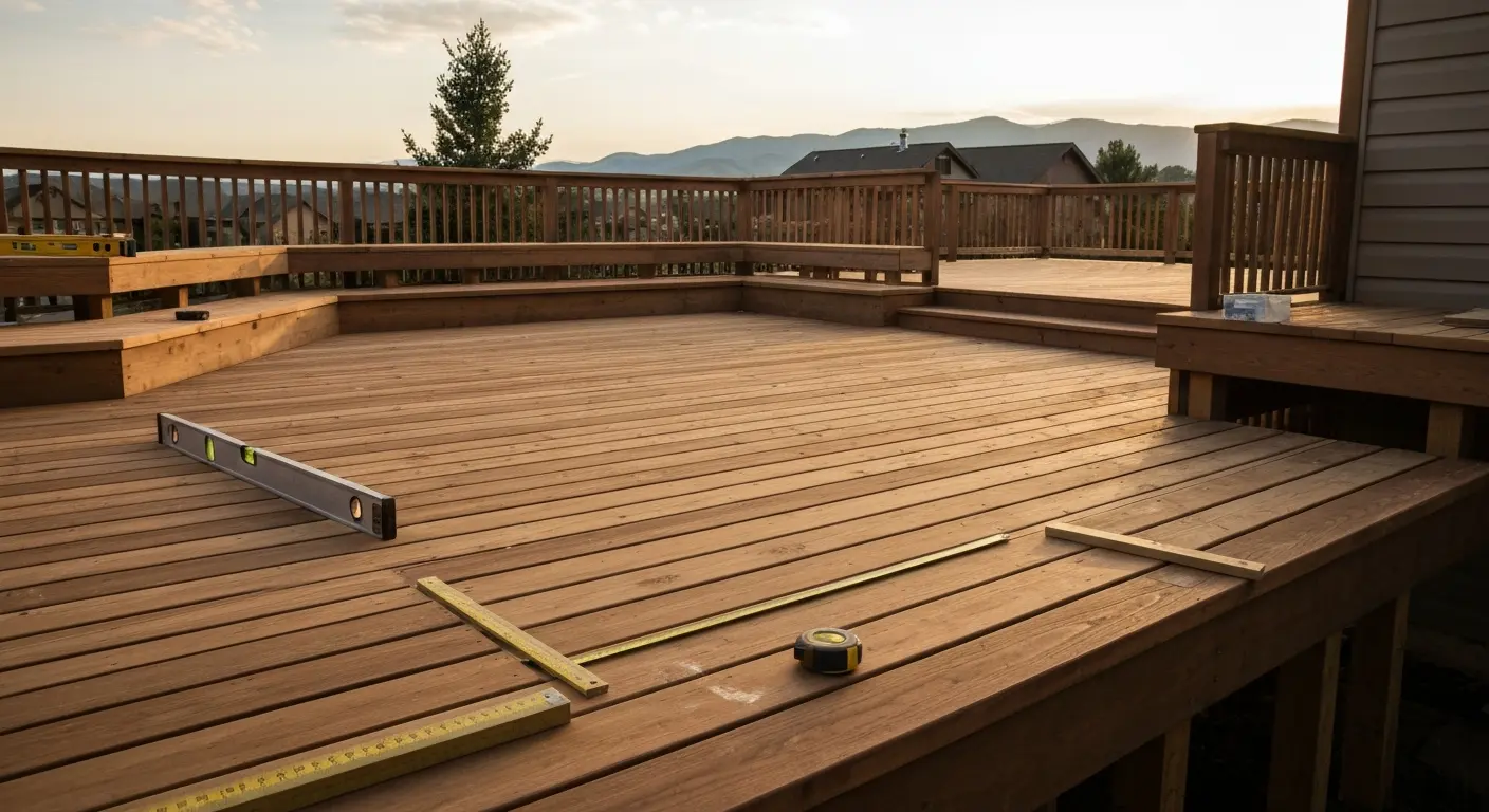 Deck construction project