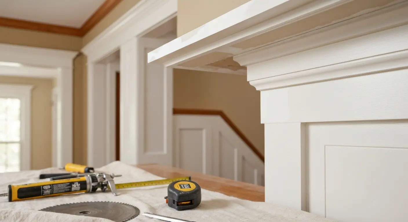 Crown molding installation