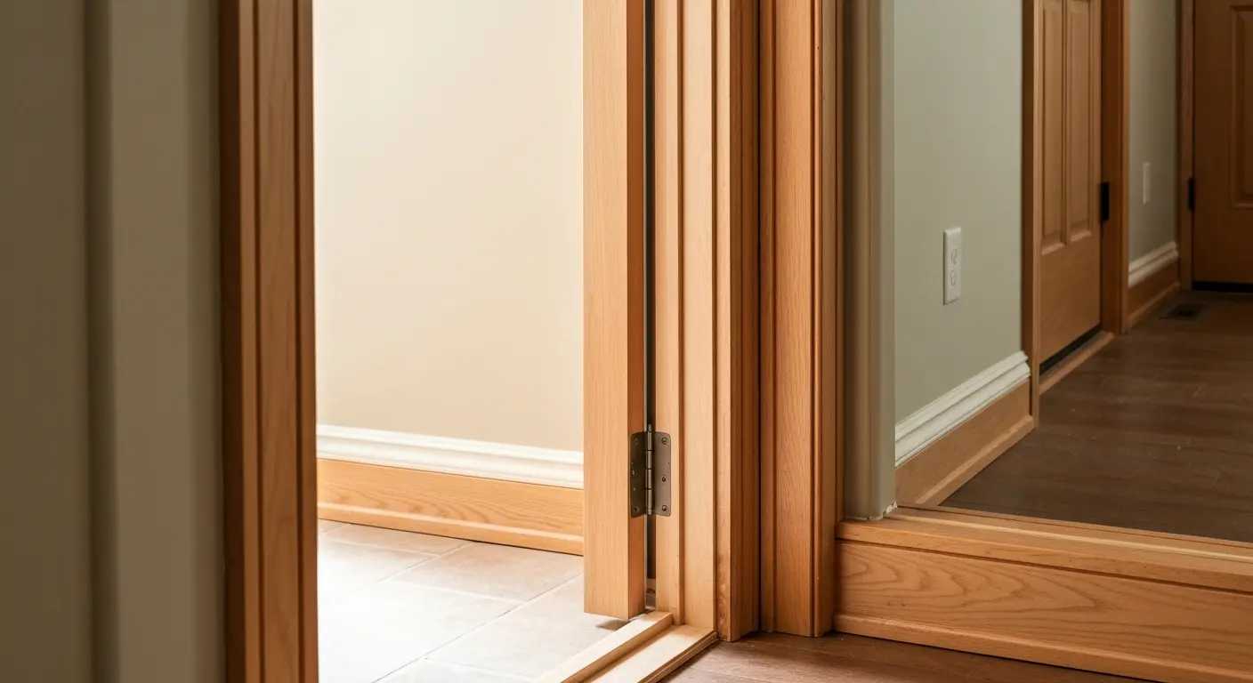 Custom door frame installation