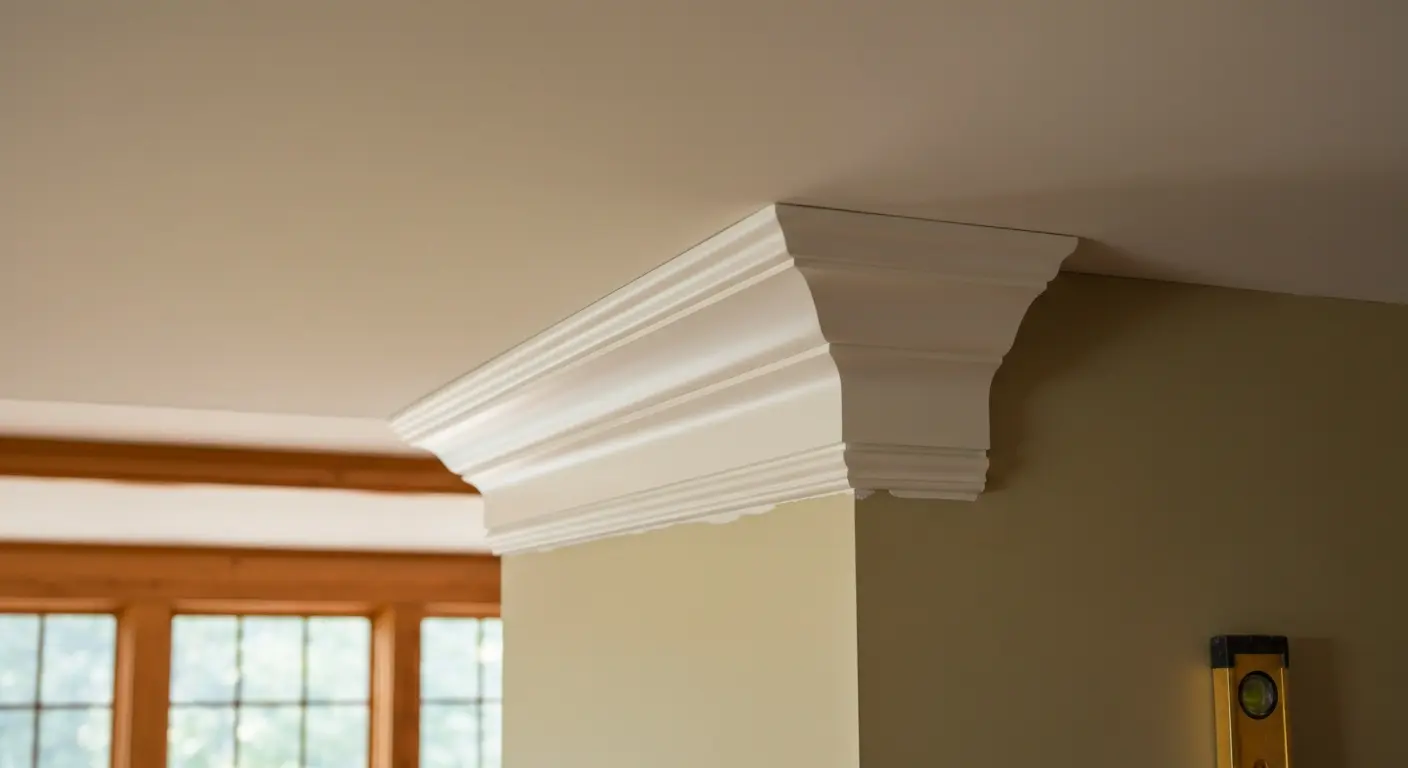 Crown molding installation in Waynesville