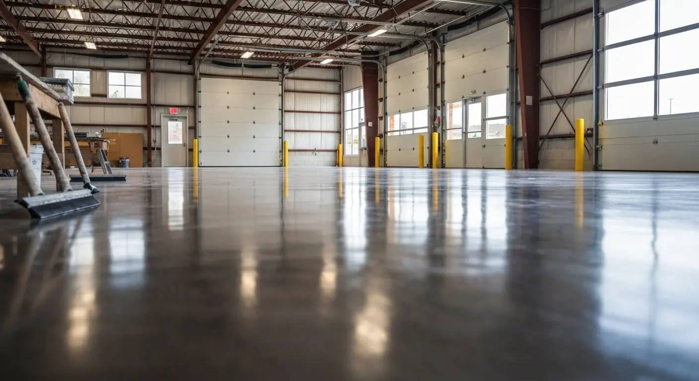 Commercial epoxy installation