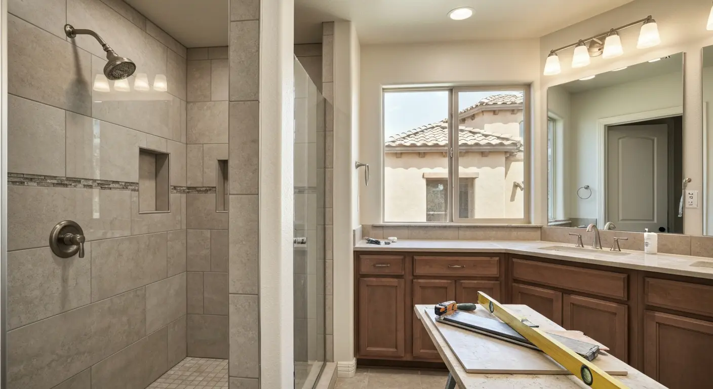 Custom bathroom remodel