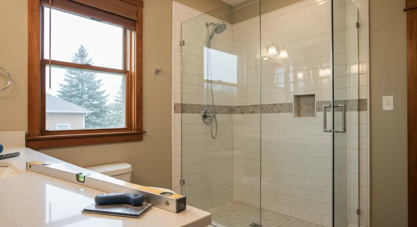 Bathroom shower remodel